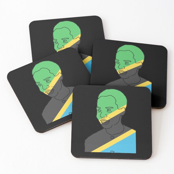 Item preview, Julius Nyerere Tanzania Flag designed and sold by RevolutionInPaint.
