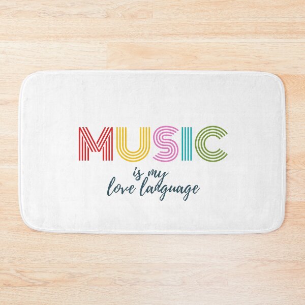 Item preview, Music Is My Love Language designed and sold by WearYourMood.