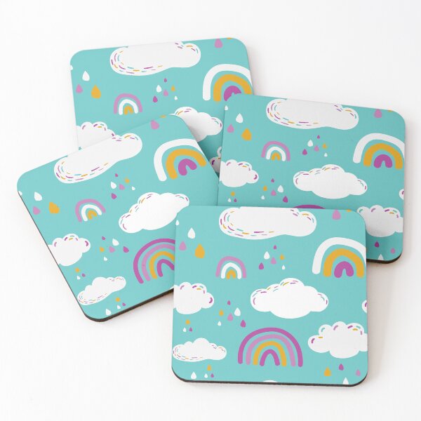 Item preview, Unicorn colour Sky and rainbow designed and sold by Patternsonly.