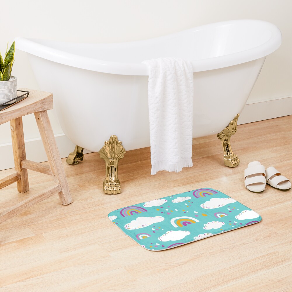 Vista previa del artículo con la obra «Alfombra de baño», diseñado y vendido por Patternsonly.