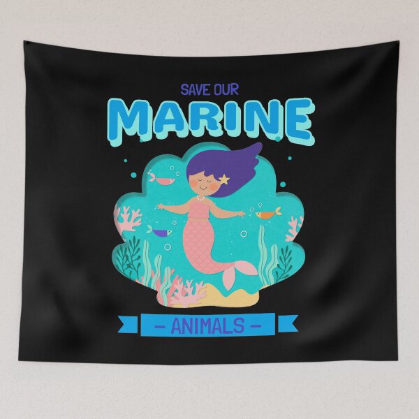 Item preview, Save our Marine Animals #12 Mermaid designed and sold by Hypnotees.