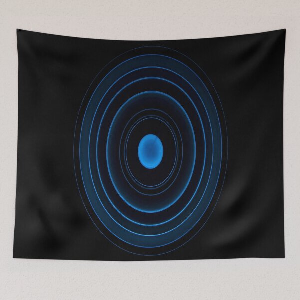 Item preview, White Blue Circle designed and sold by NewPrint.