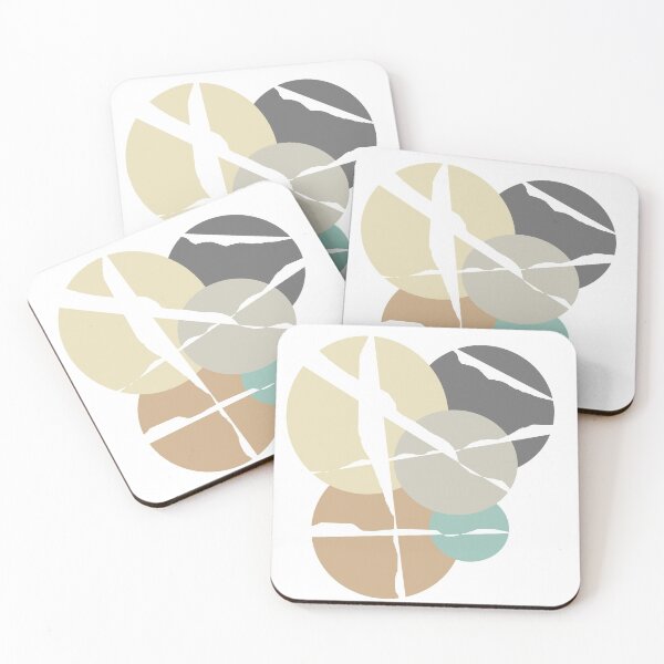 Item preview, Circle geometric art, neutral abstract art, modern art designed and sold by hvasilevshop.
