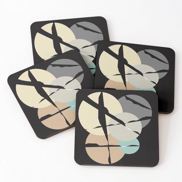 Item preview, Dark and pastel tones abstract art designed and sold by hvasilevshop.