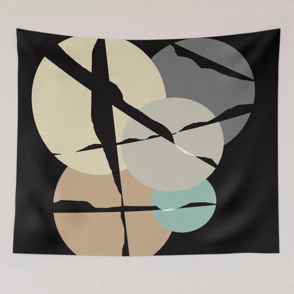 Item preview, Dark and pastel tones abstract art designed and sold by hvasilevshop.