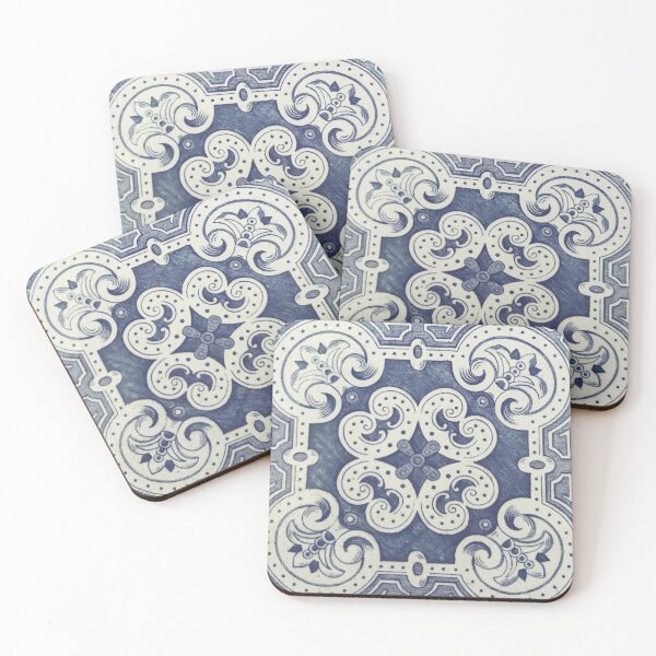 Item preview, Blue flower Portuguese tile - Azulejo  designed and sold by SaltedFreckles.