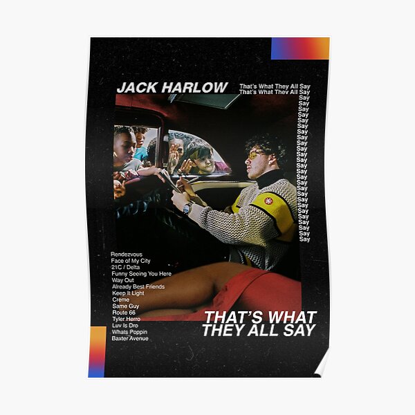 JACK HARLOW POSTER Poster