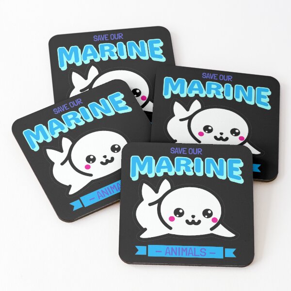 Item preview, Save our Marine Animals #13 Baby Seal designed and sold by Hypnotees.