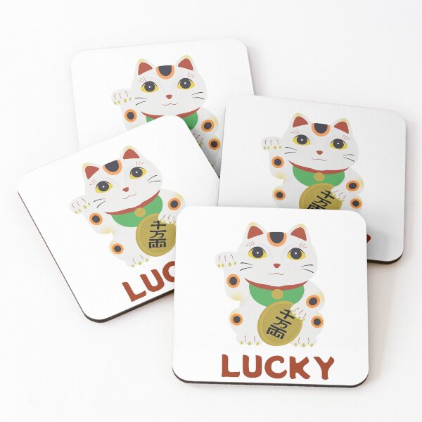 Item preview, GOOD LUCK KITTY CAT designed and sold by Swooncake Press.
