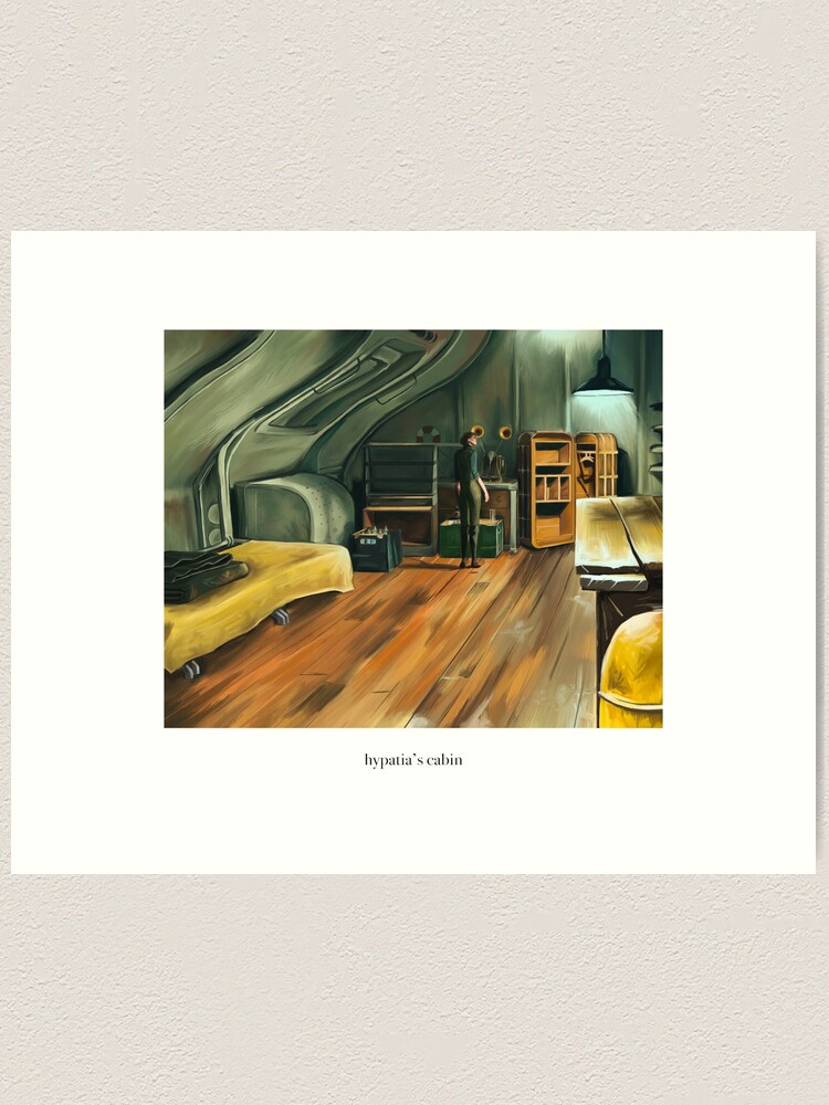 Alternate view of hypatia's cabin Art Print