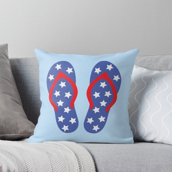 Item preview, USA Flag flip-flops designed and sold by K-icon.