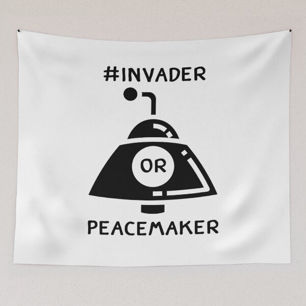 Item preview, Invader Or Peacemaker designed and sold by Hashtagzzz.