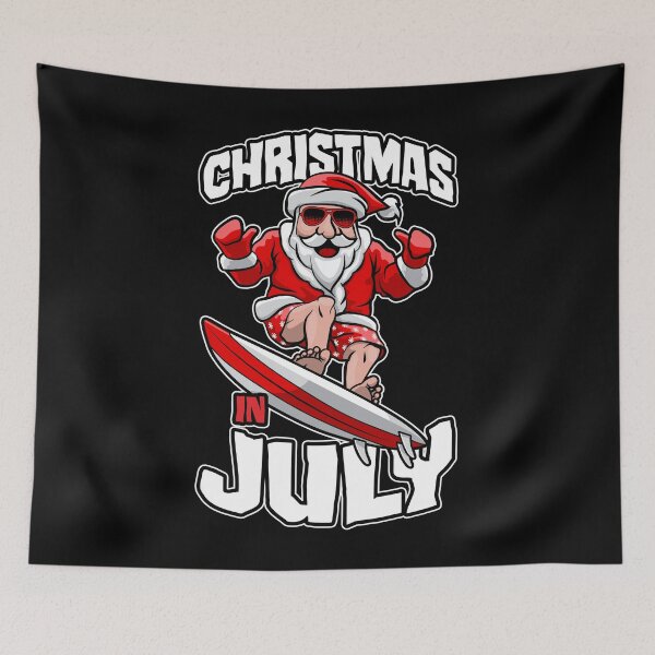 Item preview, Christmas In July Funny Surfer Santa Sunglasses Surfing designed and sold by GrandeDuc.