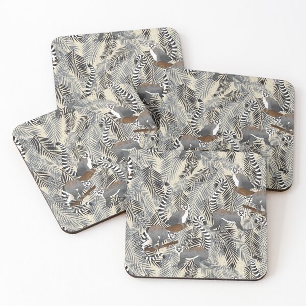 Item preview, Lemurs & Palm Fronds designed and sold by Pamelandia.