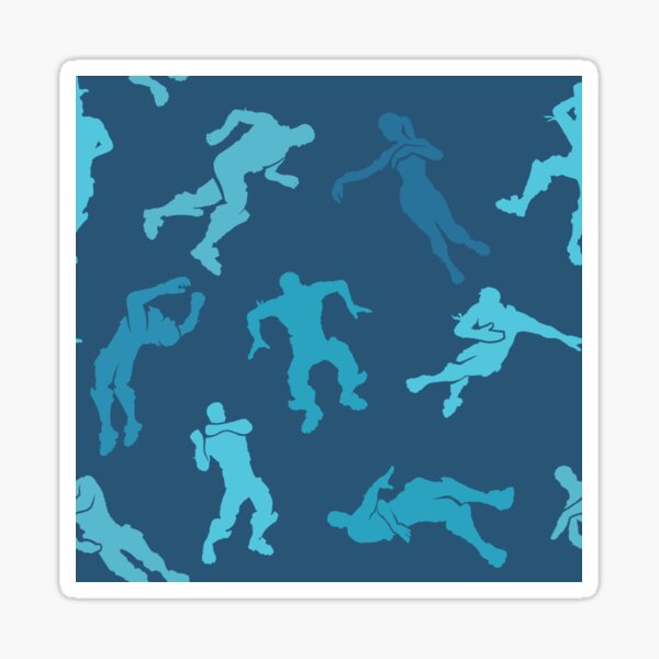 Battle Royale Victory Dance Rainbow lattice Funny Sticker