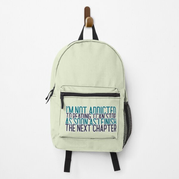 Item preview, Addicted to reading books quote designed and sold by ShineEyePirate.