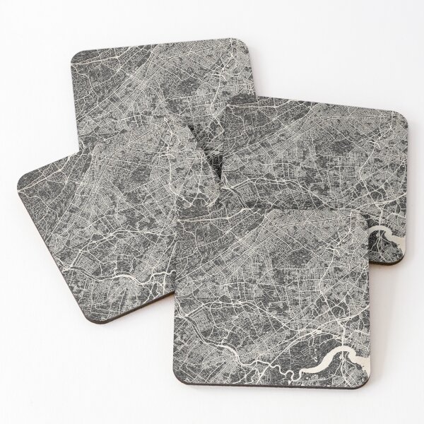 Item preview, Edison map Ink lines New Jersey designed and sold by InkMaps.