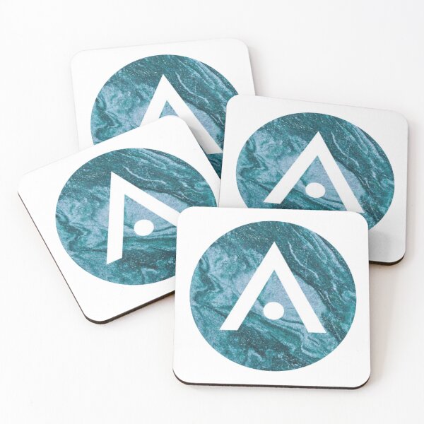 Item preview, Dark Green Marble Aveda Logo designed and sold by Dalaura.