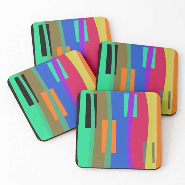 Artikelvorschau, Bunte Linien, bunte Linien abstrakte Kunst, abstrakte Kunst, bunte abstrakte Kunst entworfen und verkauft von hvasilevshop.
