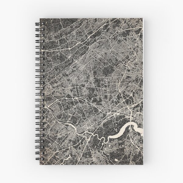 Item preview, Edison map Ink lines New Jersey designed and sold by InkMaps.