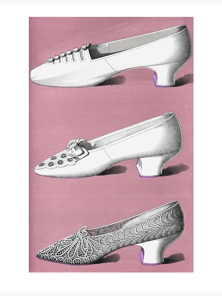 Vintage White Wedding Shoes on Dusty Rose Muave Pink with Purple Accents"  Greeting Card for Sale by kmcs | Redbubble