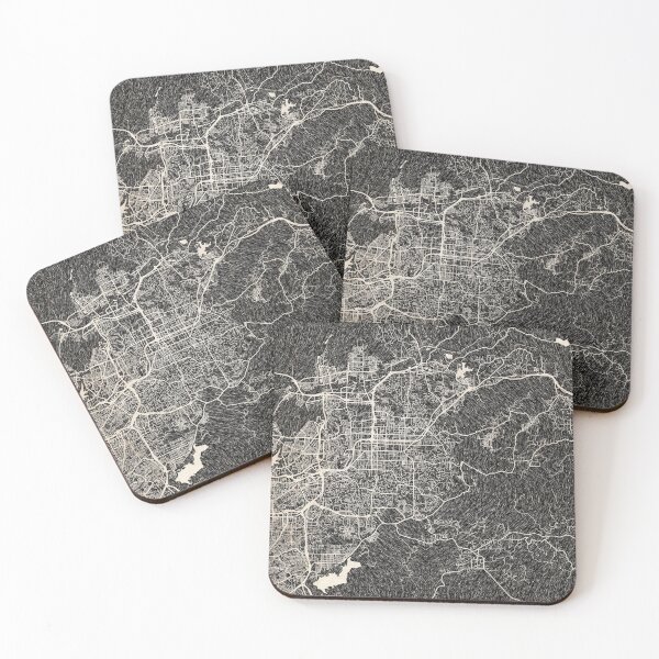 Item preview, El Cajon map California Ink lines 2 designed and sold by InkMaps.