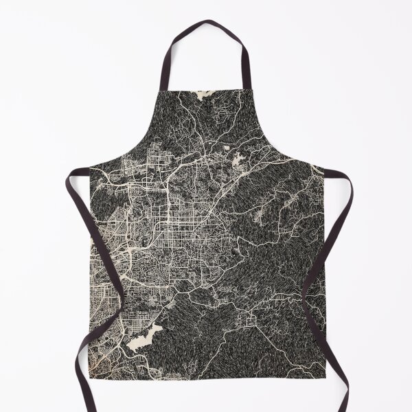 Item preview, El Cajon map California Ink lines 2 designed and sold by InkMaps.