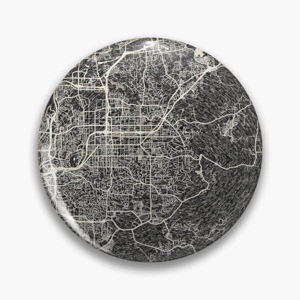 Item preview, El Cajon map California Ink lines designed and sold by InkMaps.