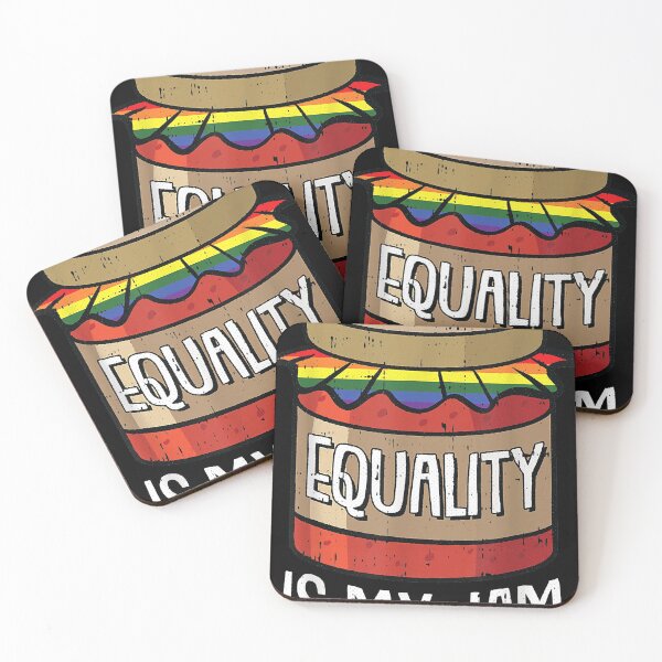 Item preview, Equality Is My Jam Gay Pride Rainbow Flag LGBT-Q Ally designed and sold by KurtHolt.
