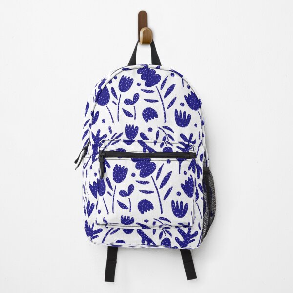 Item preview, Blue floral pattern designed and sold by TypeOfJoy.