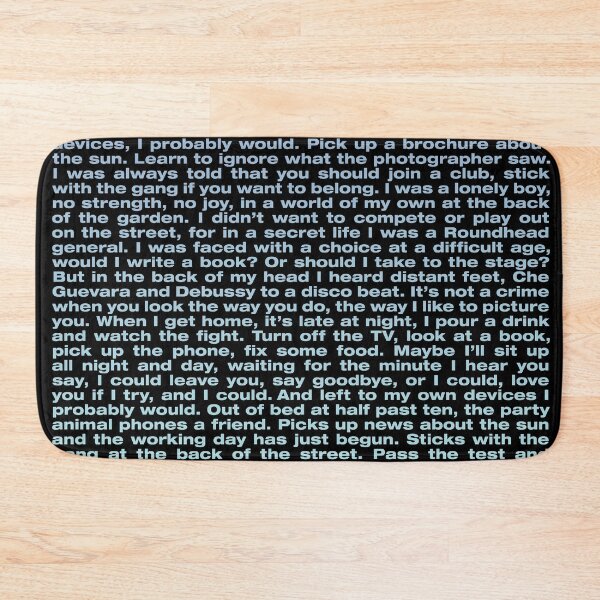 Item preview, Left to my own devices - Pet Shop Boys (lyrics) designed and sold by x1brett.