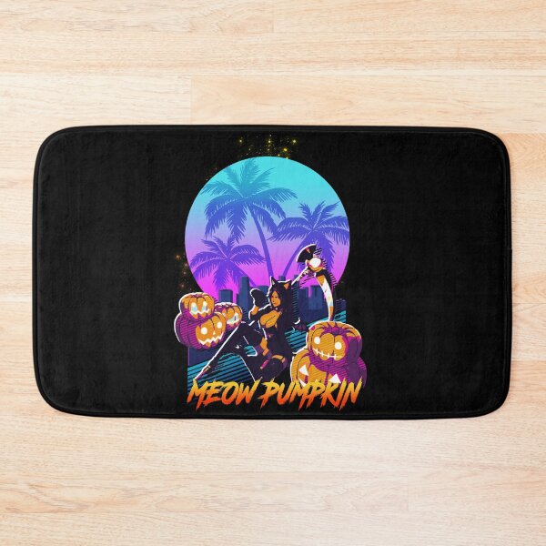 Item preview, Meow Pumpkin 80s Retrowave  designed and sold by Gabrielaxel300.