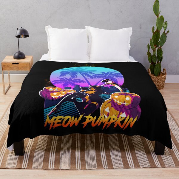 Item preview, Meow Pumpkin 80s Retrowave  designed and sold by Gabrielaxel300.