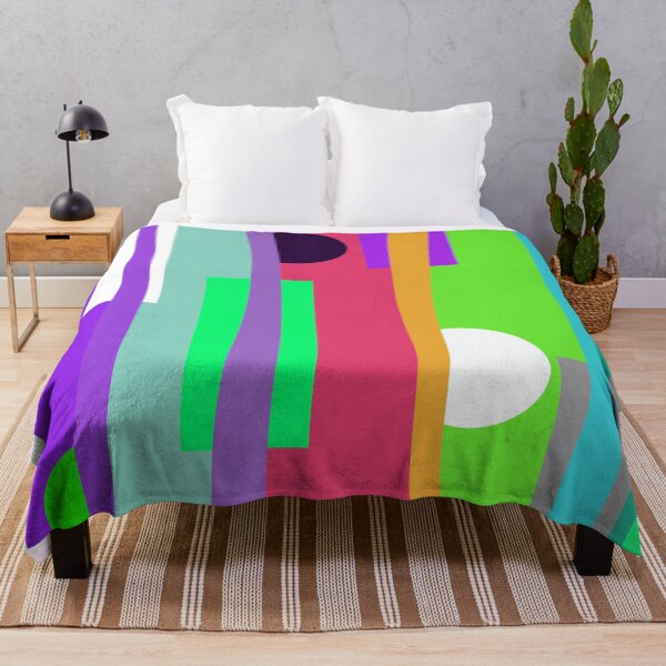 Item preview, Colorful stripped abstract art, modern art, minimal abstract art designed and sold by hvasilevshop.