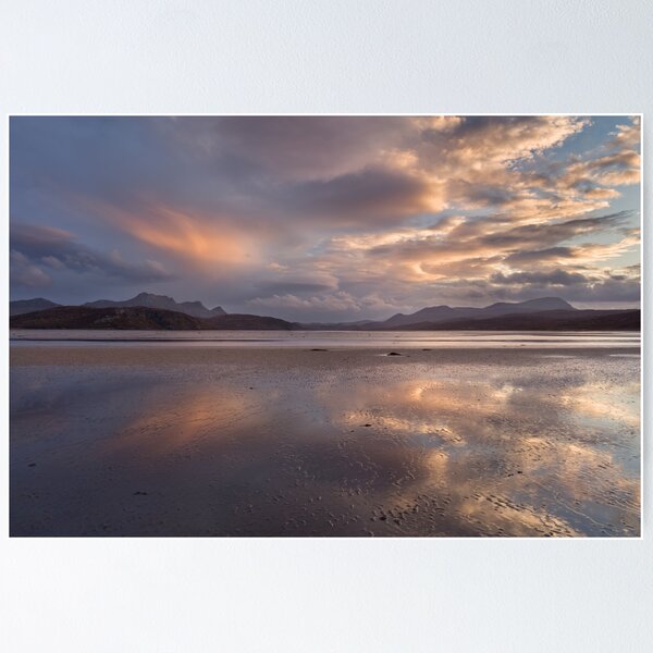 Item preview, Kyle of Tongue, Ben Loyal and Ben Hope Sunset, Scotland. NC500. designed and sold by PhotosEcosse.