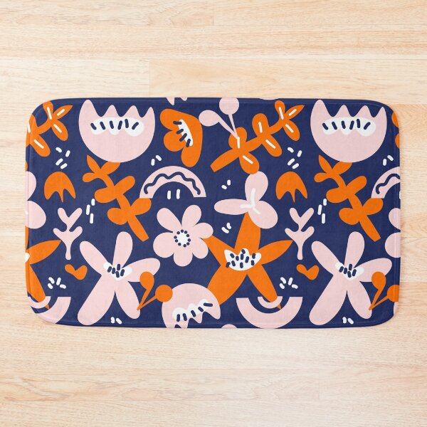 Item preview, Retro colorful floral pattern  designed and sold by TypeOfJoy.