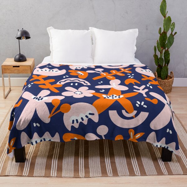Item preview, Retro colorful floral pattern designed and sold by TypeOfJoy.