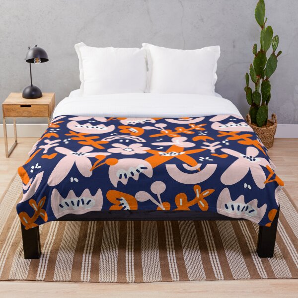 Item preview, Retro colorful floral pattern  designed and sold by TypeOfJoy.