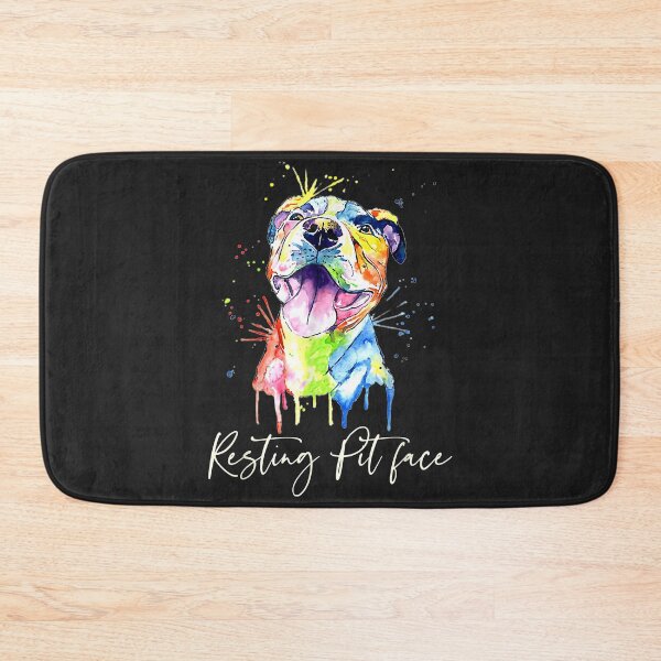 Item preview, Resting Pit Face Pitbull Watercolor Dog Lovers Gift designed and sold by doria7fjly.