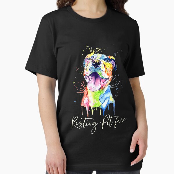 Item preview, Resting Pit Face Pitbull Watercolor Dog Lovers Gift designed and sold by doria7fjly.