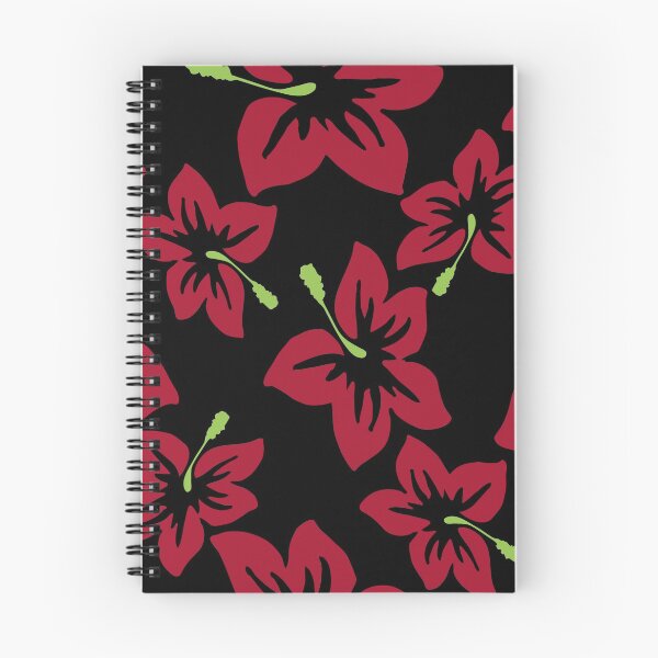Item preview, Black With Red Hibiscus  designed and sold by FantasySkyArt.