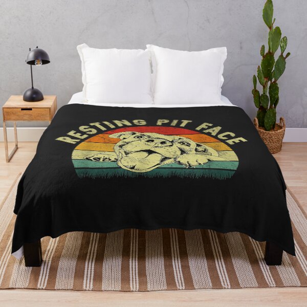 Item preview, Retro Vintage Resting Pit Face Pitbull Funny Dog Lovers Gift designed and sold by doria7fjly.
