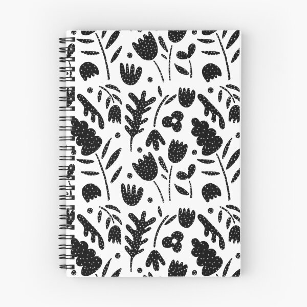 Item preview, Black floral pattern designed and sold by TypeOfJoy.