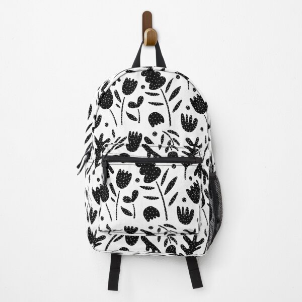 Item preview, Black floral pattern  designed and sold by TypeOfJoy.