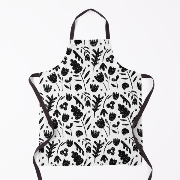 Item preview, Black floral pattern designed and sold by TypeOfJoy.