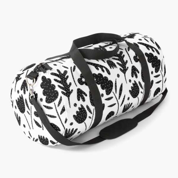 Item preview, Black floral pattern designed and sold by TypeOfJoy.