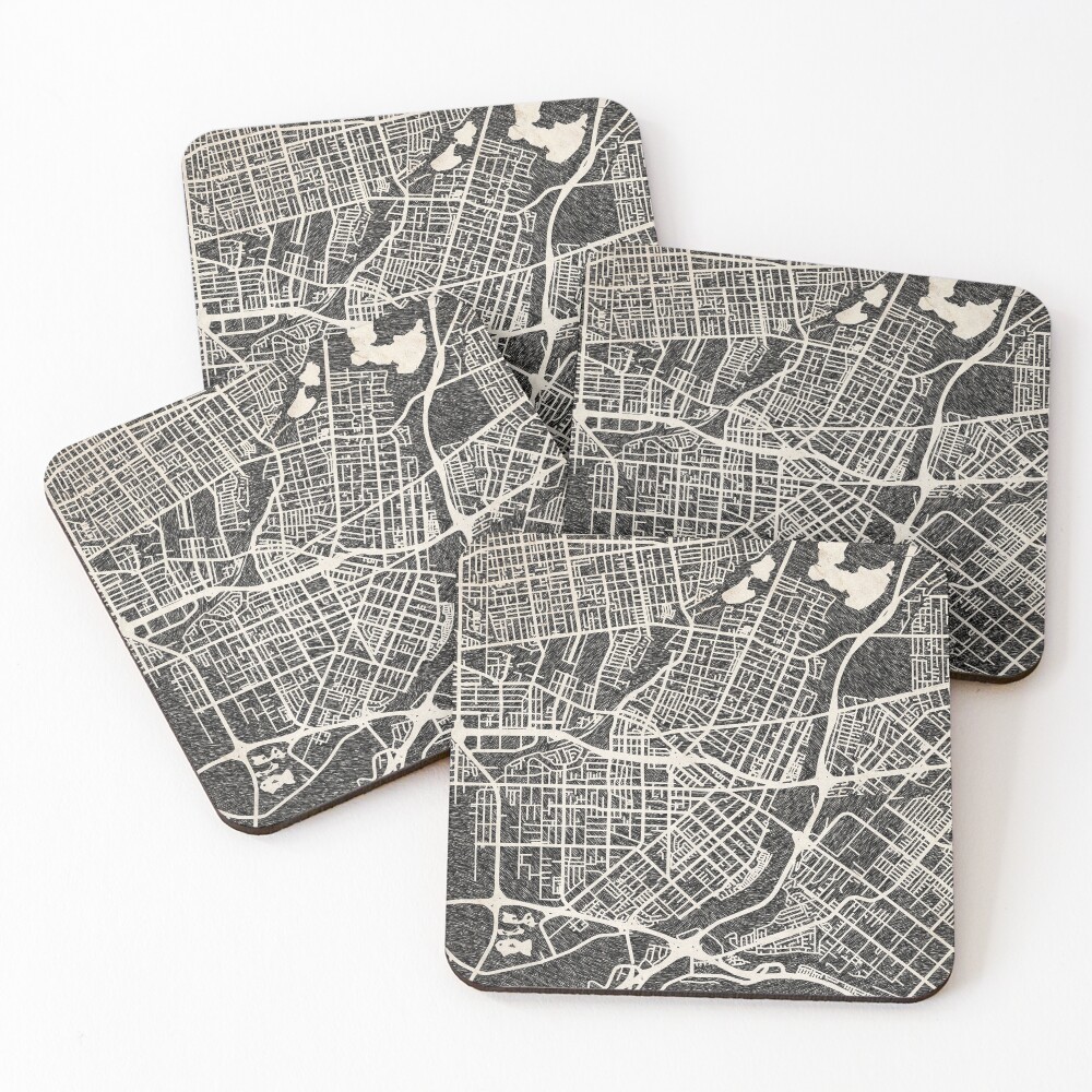 Item preview, Coasters (Set of 4) designed and sold by InkMaps.