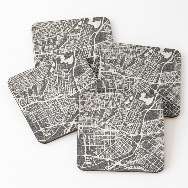 Item preview, El Monte map California Ink lines designed and sold by InkMaps.