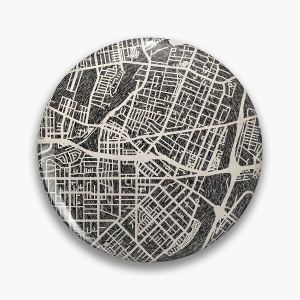 Item preview, El Monte map California Ink lines 2 designed and sold by InkMaps.