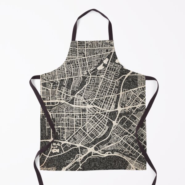 Item preview, El Monte map California Ink lines 2 designed and sold by InkMaps.